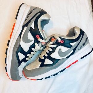 Nike Air Span II Og Hot Coral, White and Black Athletic Shoes | Size 9